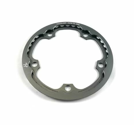【H&H】40T Chain-Guard Chainring (40T 一體式護盤齒片）黑/銀/灰