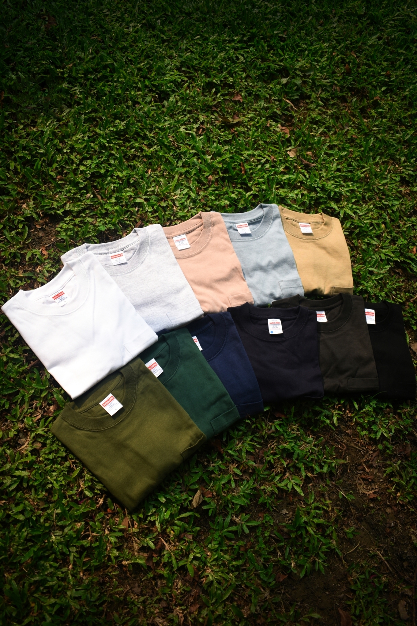 ☆ETW☆【EASY TO WEAR】日本 United Athle 5.6oz UA 5006-01 素T 短T 素色T恤 口袋t 口袋