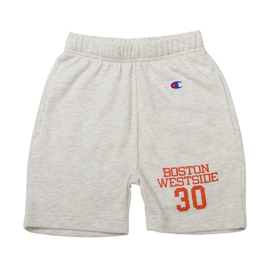 童款-CASUAL波士頓印花棉質短褲-米色（CK-Z507-810）