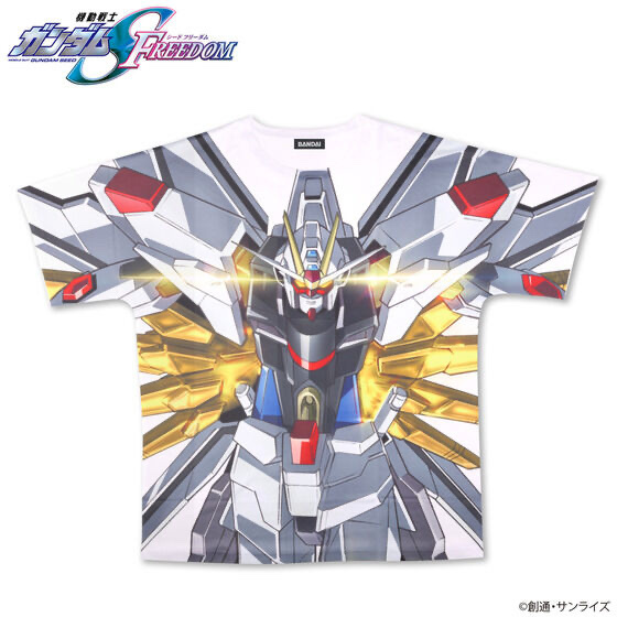 229973 Pbandai 預訂2025/7月 機動戦士ガンダムSEED FREEDOM フルパネルTシャツ