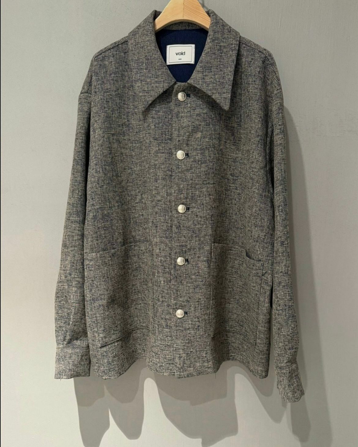 混色長袖恤衫外套 VOID-011JK