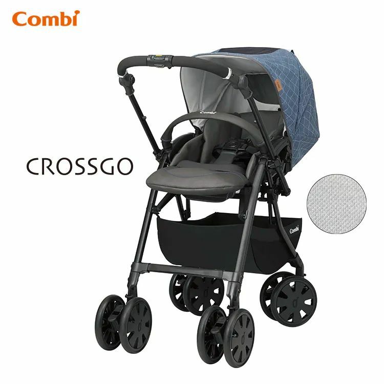 Combi - Crossgo 4-wheel steering stroller (Celestial Blue) 115123