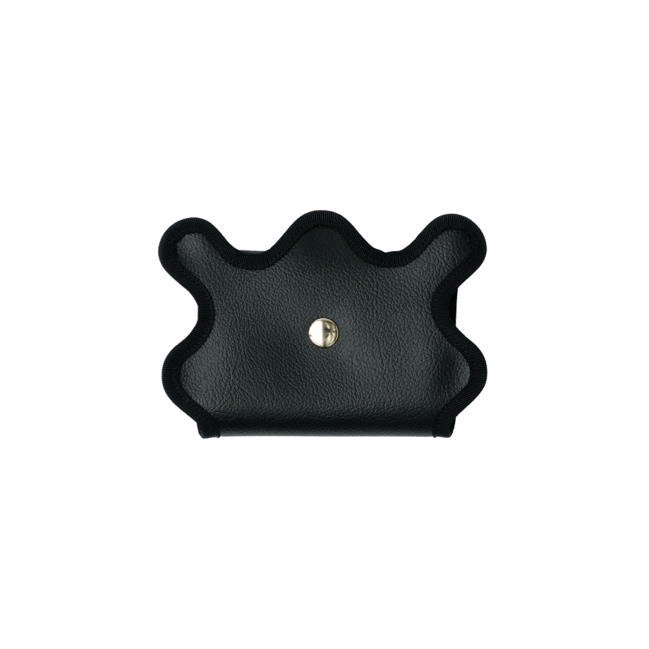 Nori 波浪零錢包 黑色