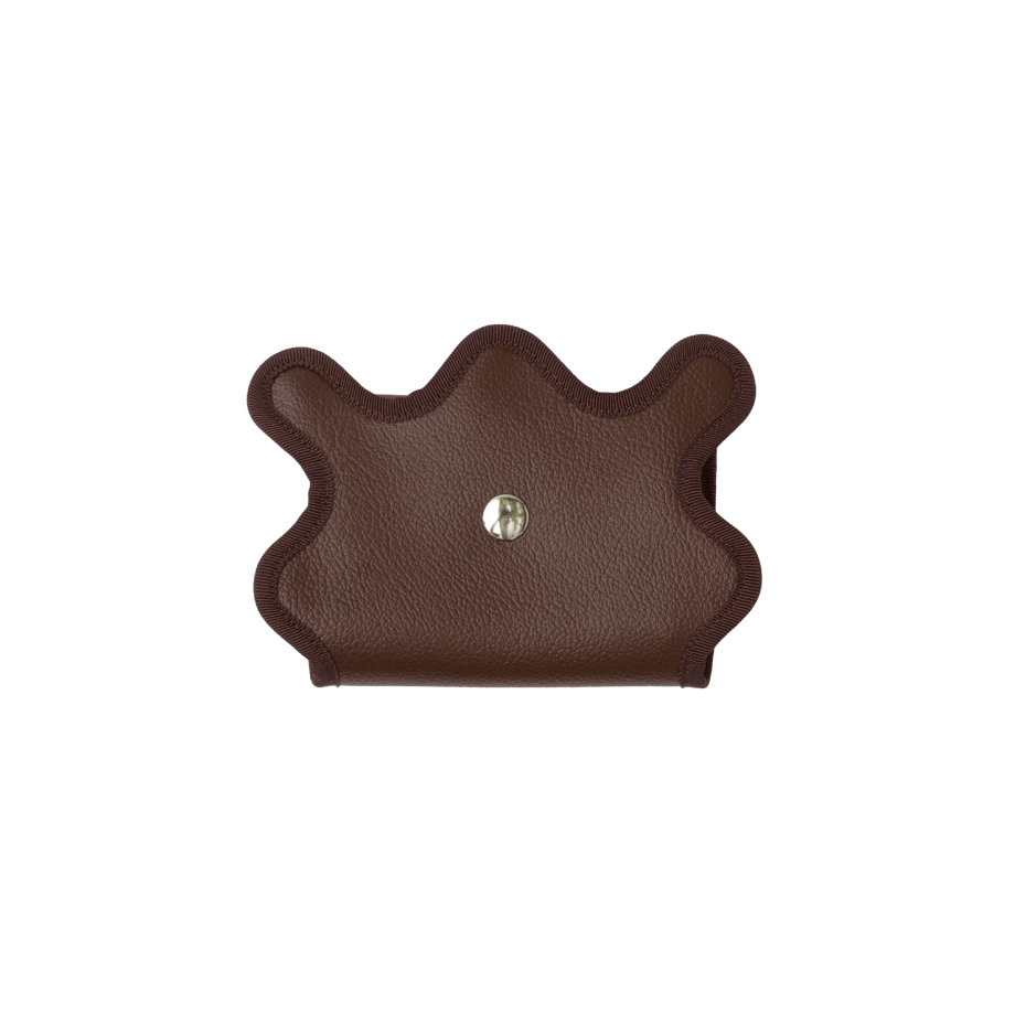 Nori 波浪零錢包 咖色