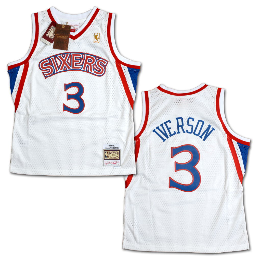 Mitchell & Ness 費城76人隊 Allen Iverson 1996-1997 青年版 Swingman 球衣