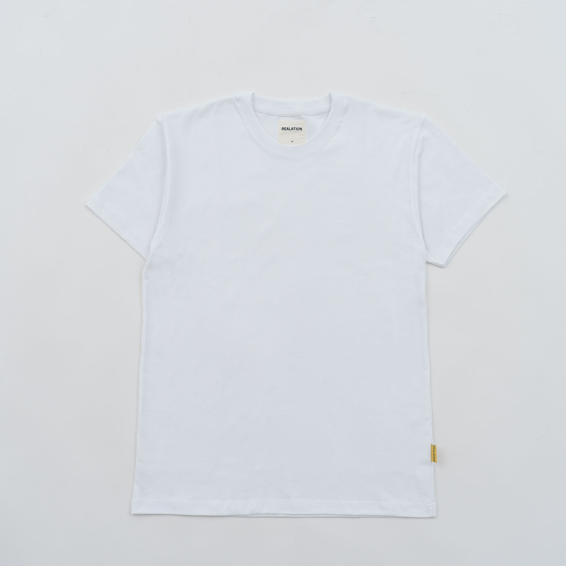 REALATiON 24SS FIT LOGO TEE - White