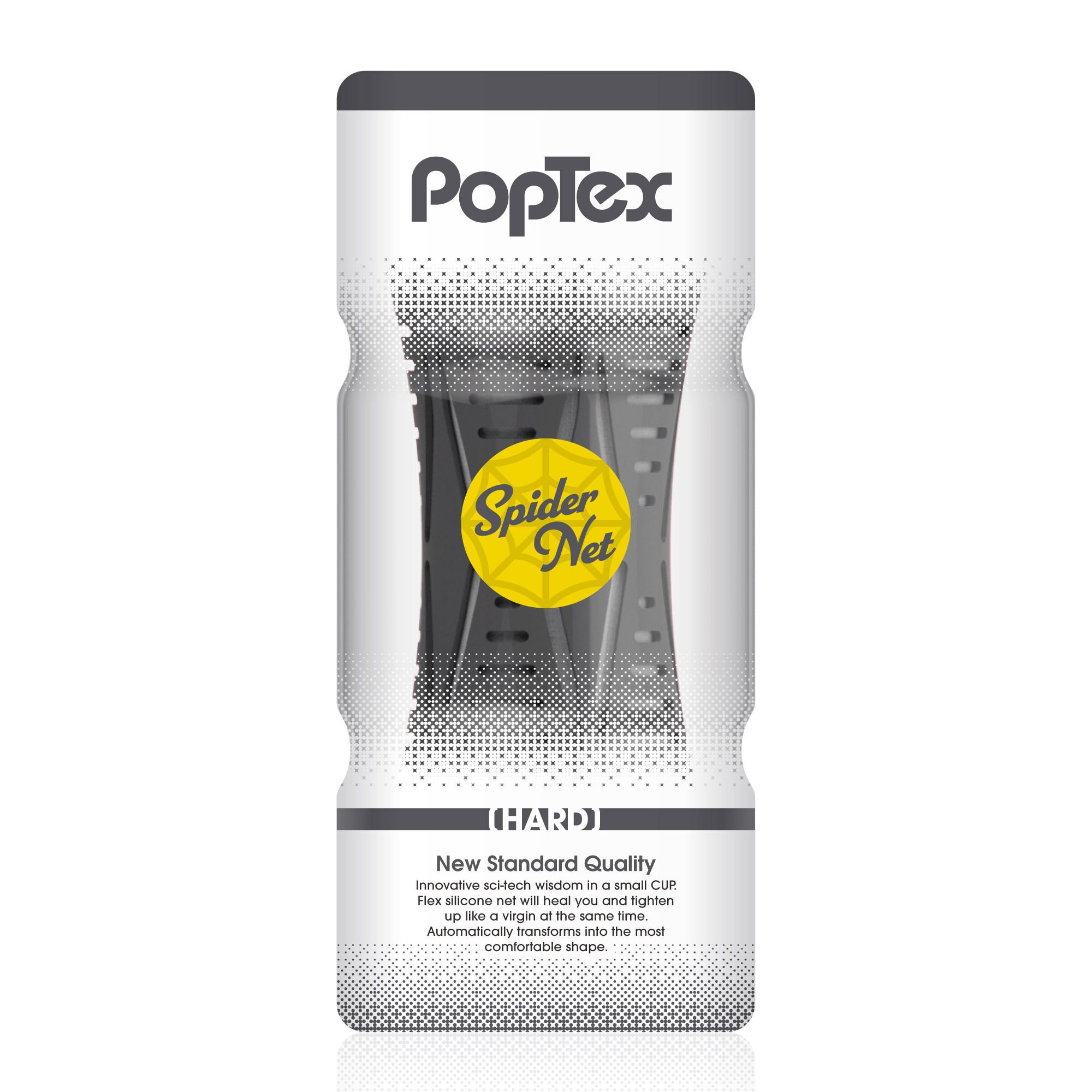 PopTex Spider Net Hard Black Masturbator