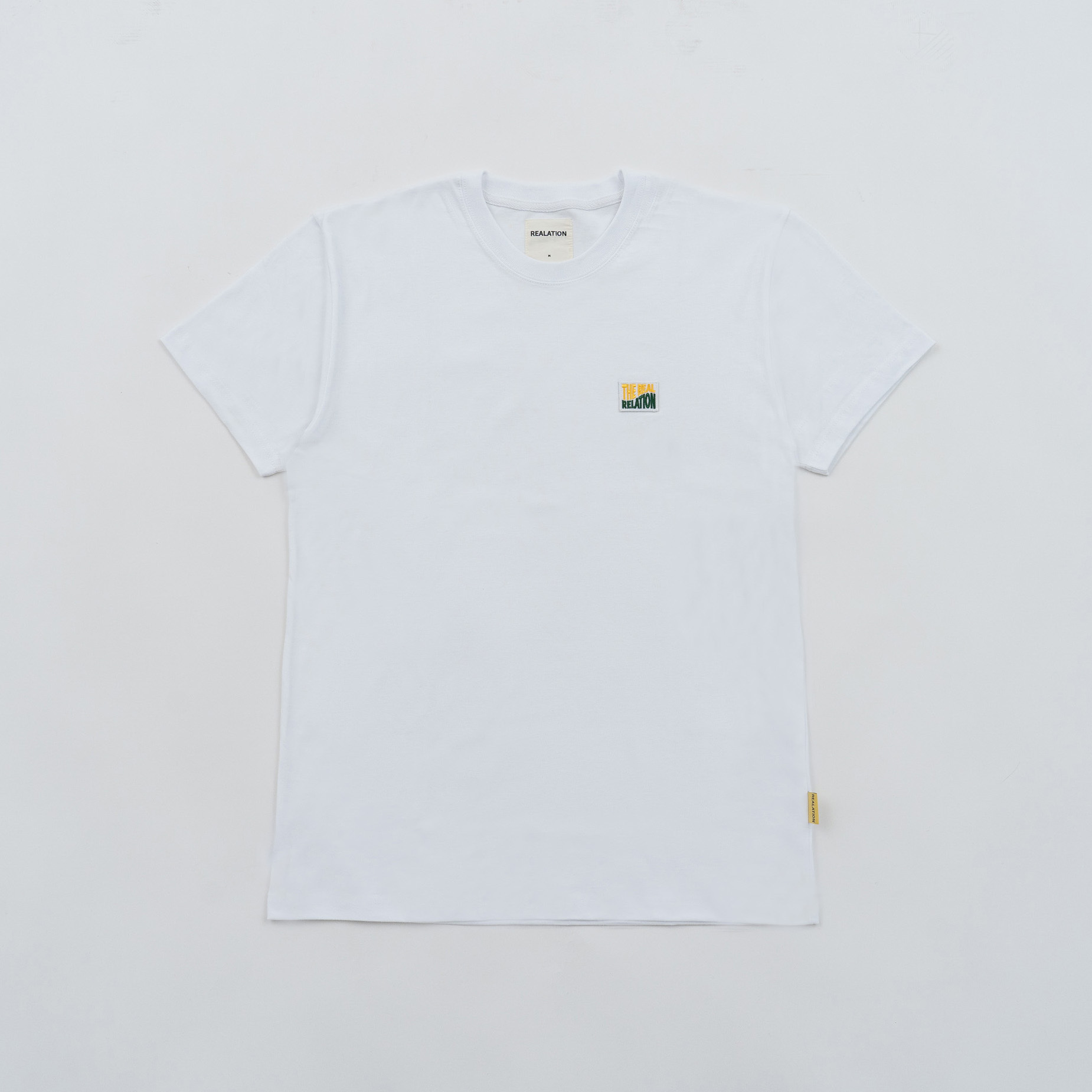 REALATiON 24SS "THE REAL RELATION" FIT TEE - White