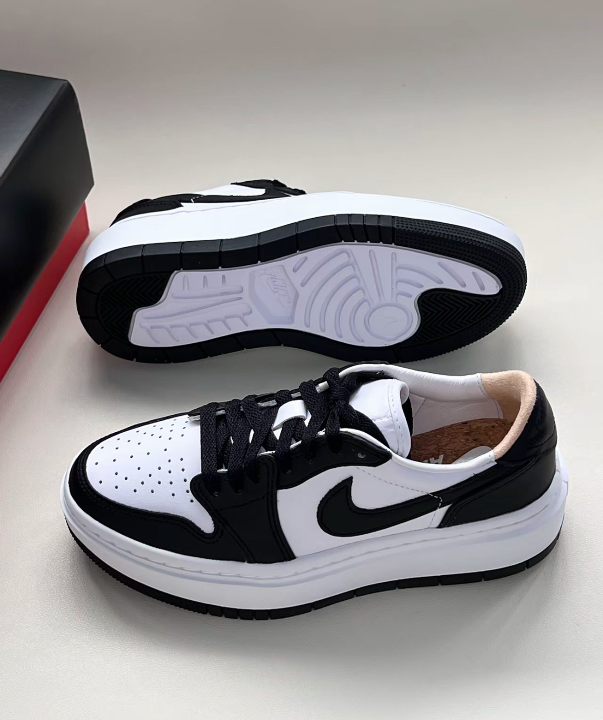 Nike Air Jordan 1 Elevate Low 黑白 厚底 鬆糕鞋 女款 DH7004-109/預購