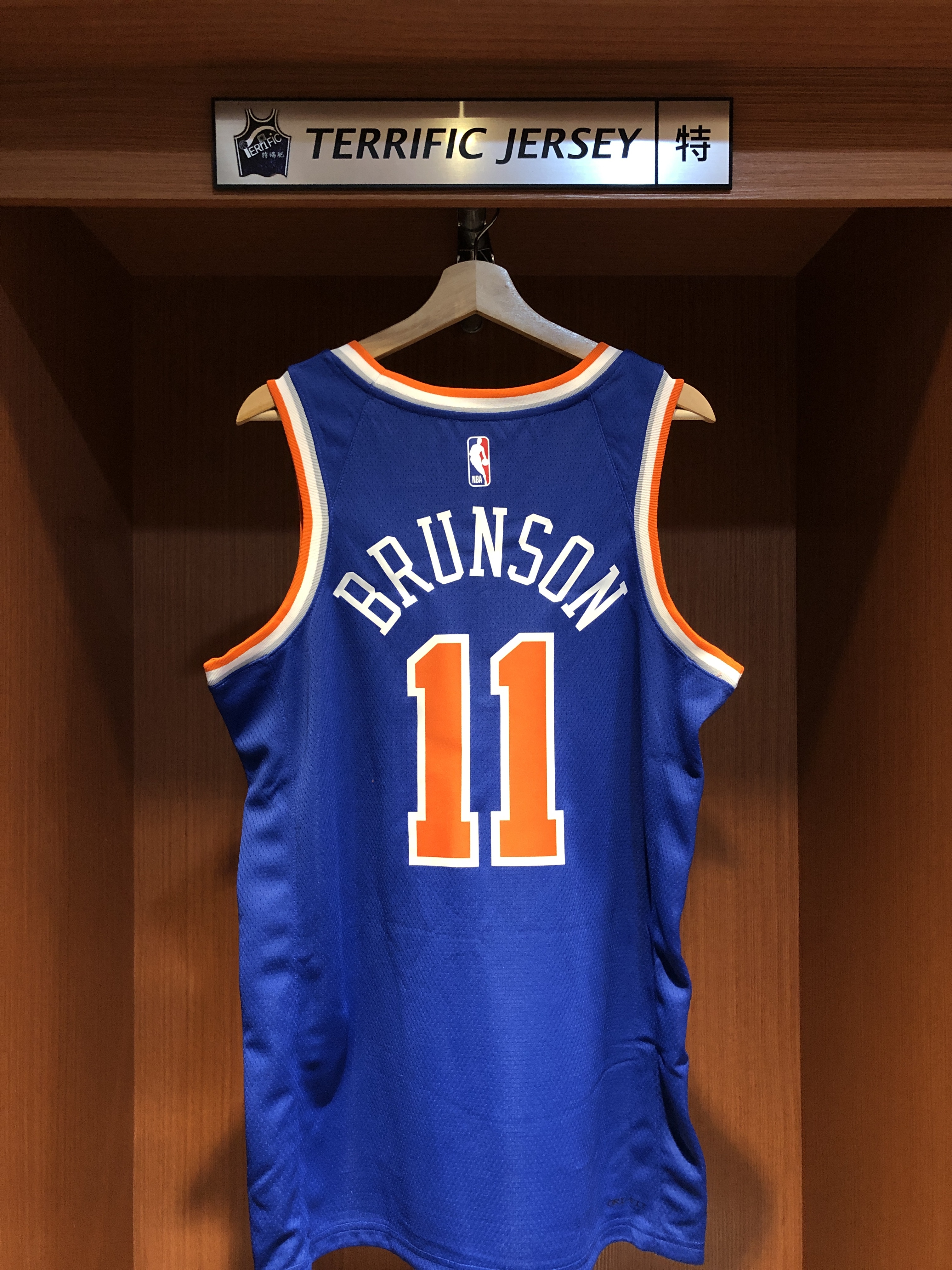 NBA球衣 Jalen Brunson 紐約尼克藍 Icon Nike Swingman 球迷版 熱轉印 全新