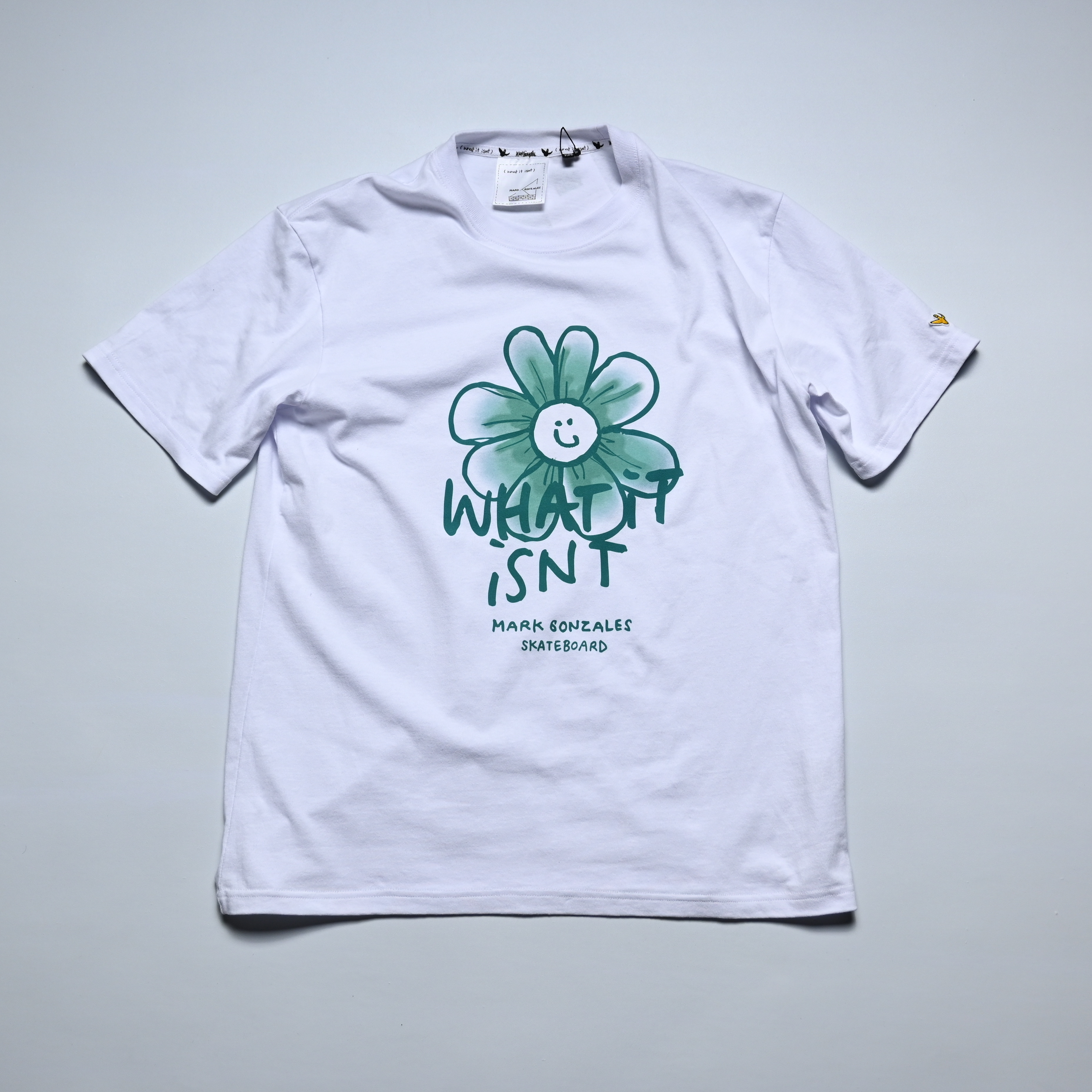 (What it isNt) ART BY MARK GONZALES Flower Print Tee