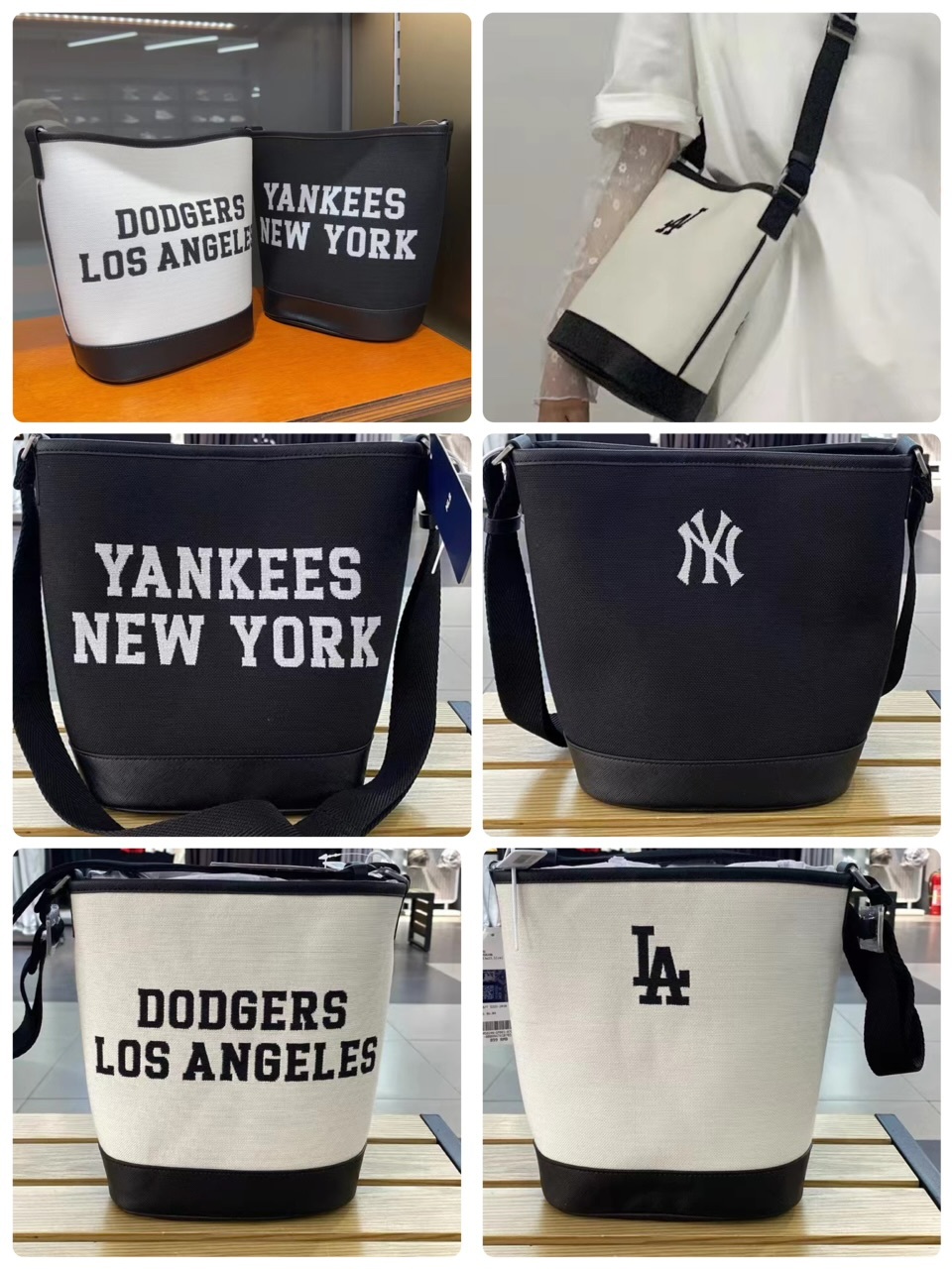 MLB 帆布👜水桶包-2400620