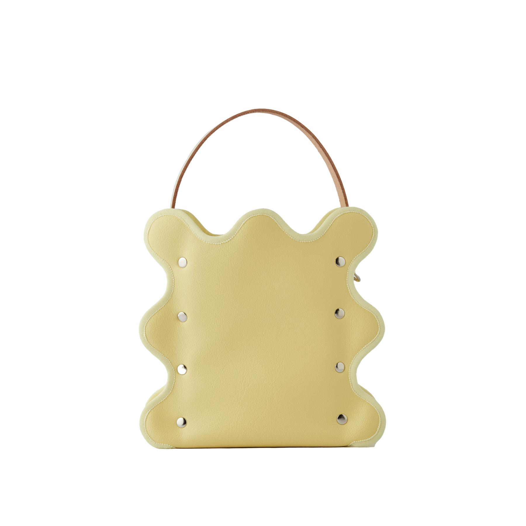 Nori 波浪手提斜背包 黃色