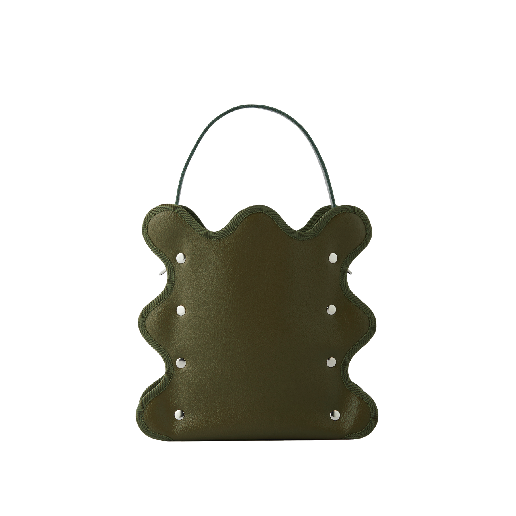 Nori 波浪手提斜背包 橄欖綠