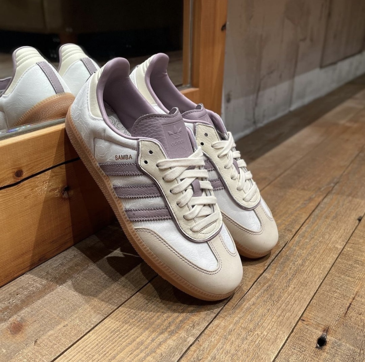 Adidas Originals Samba OG 紫芋奶霜 紫色 奶油色 玫瑰 復古 德訓鞋 IE1417/預購