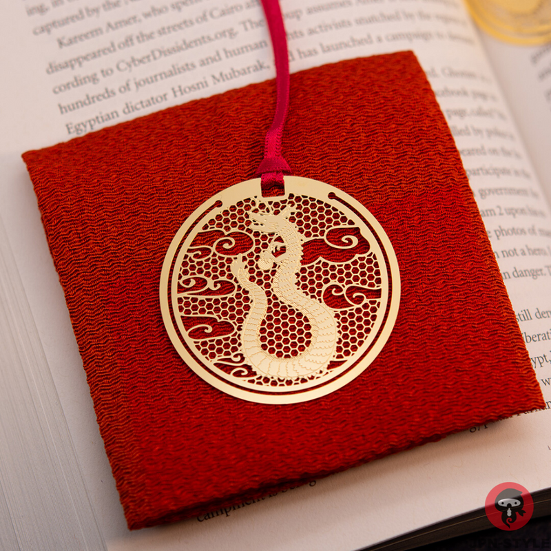 龍 金屬書籤｜日本東洋精密工業