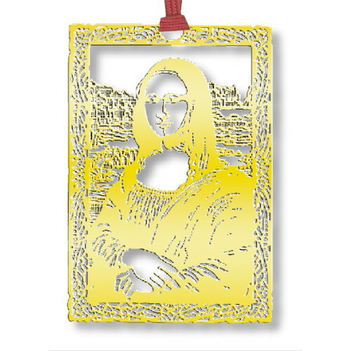 蒙娜麗莎 金屬書籤｜日本東洋精密工業