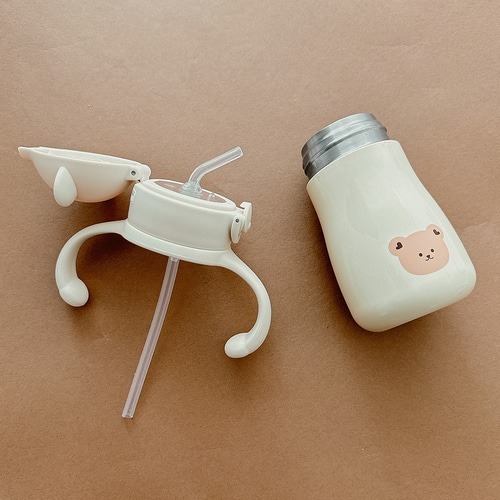 DTD熊耳朵保溫杯替換吸管