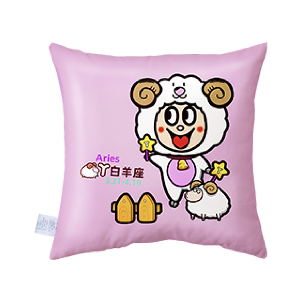 【旺仔俱樂部】12星座旺仔抱枕 (45cm*45cm/個，共12款)