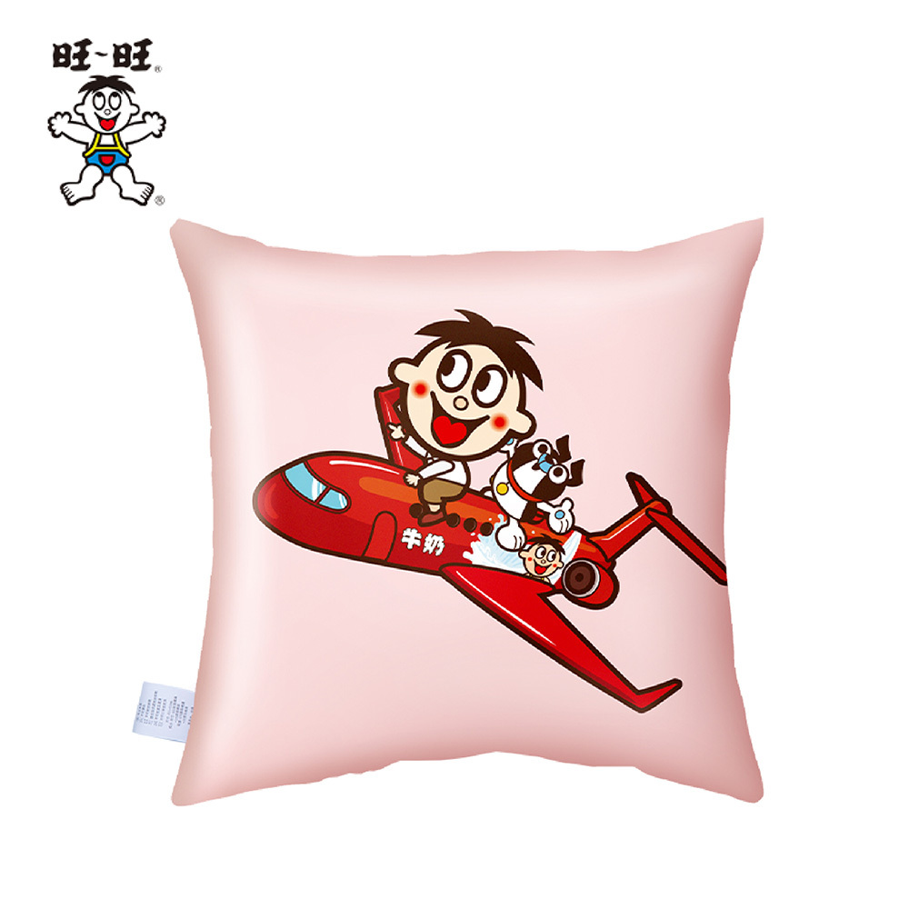 【旺仔俱樂部】旺仔抱枕-小紅飛機款(45cm*45cm/個)