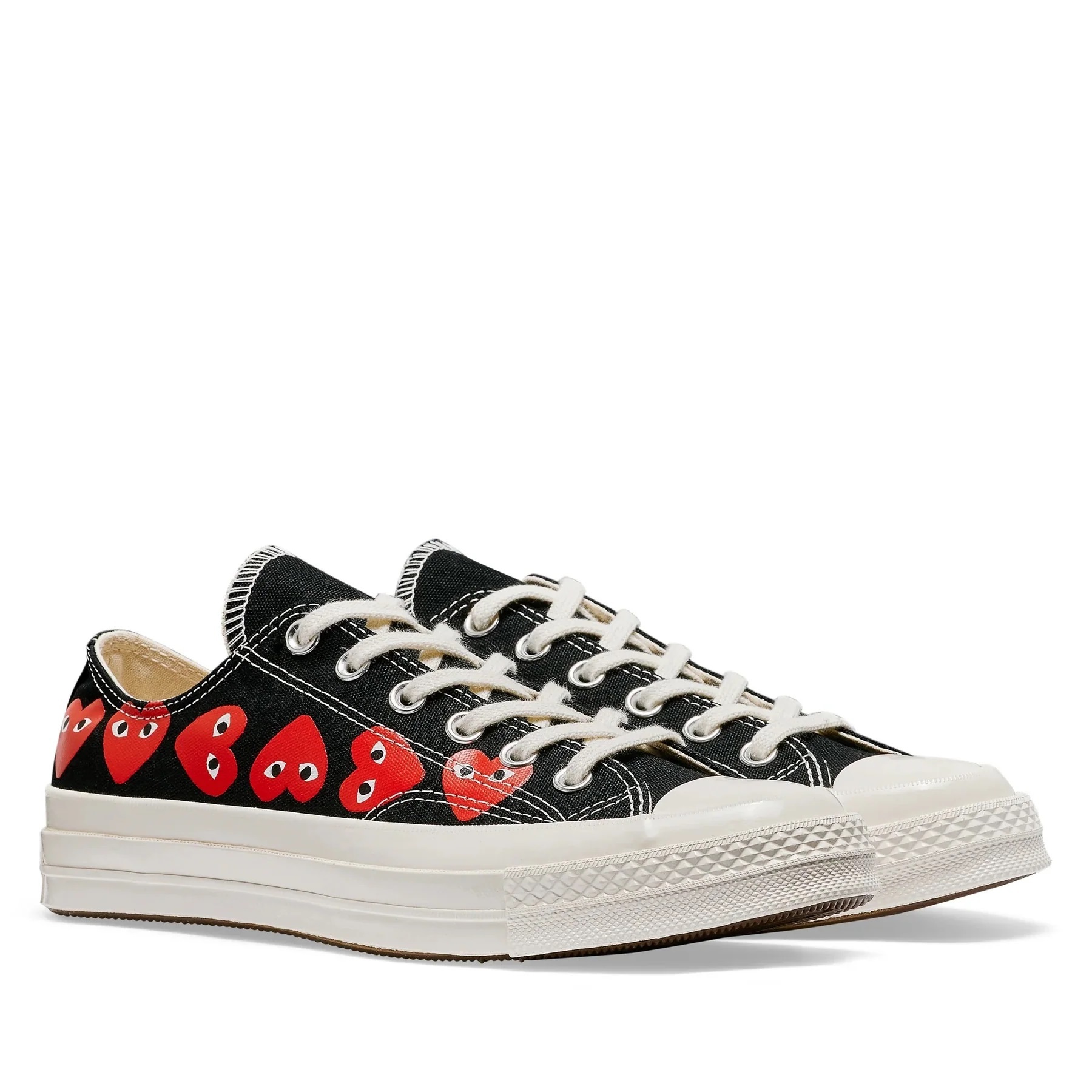 CDG Play x Converse Chuck Taylor Low Black Multi Hea