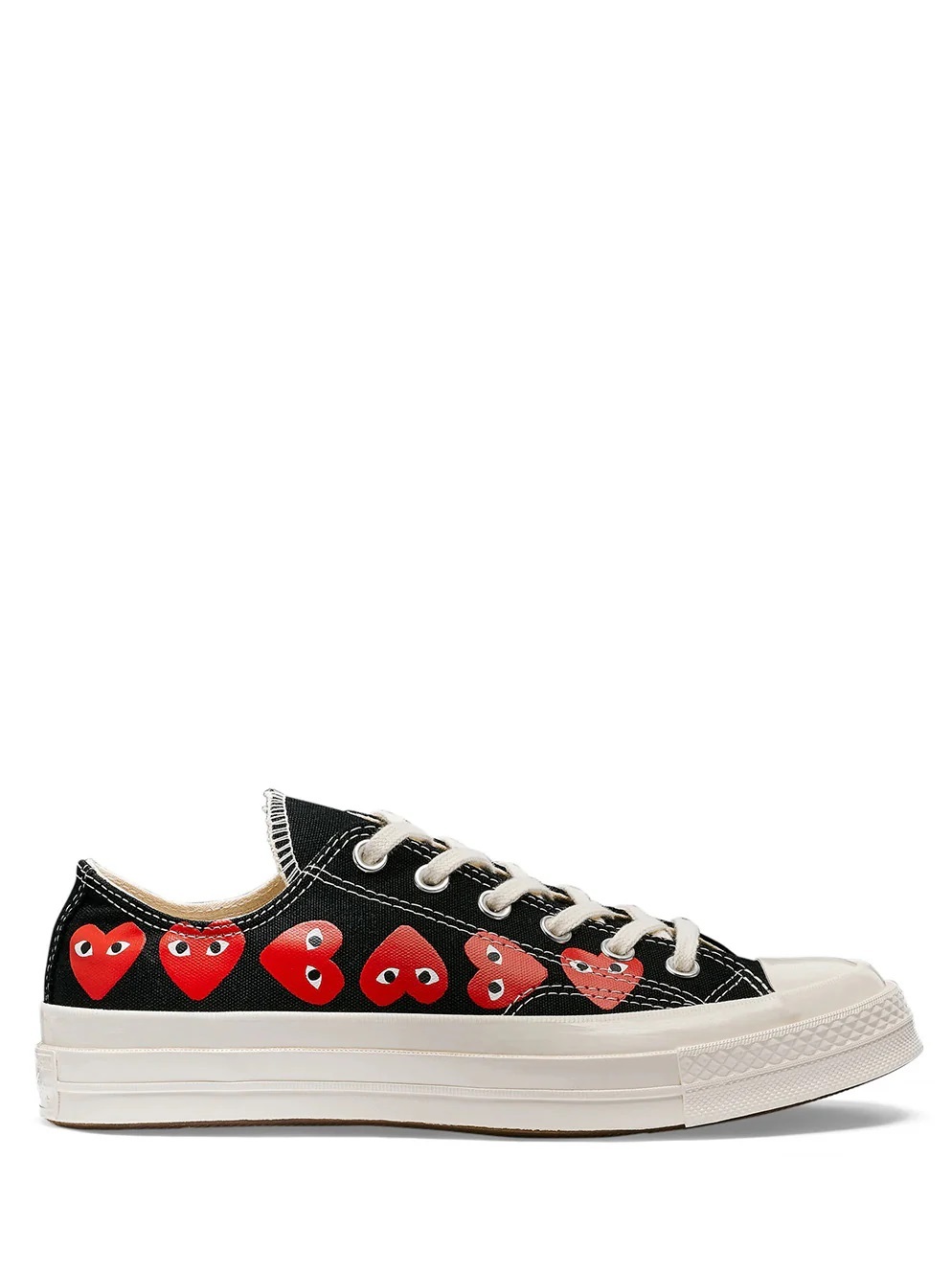 [預訂] CDG Play x Converse  Chuck Taylor Low | Black Multi Heart