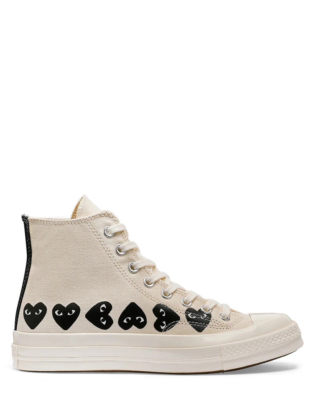 [預訂] CDG Play x Converse  Chuck Taylor HIGH| White Multi Heart