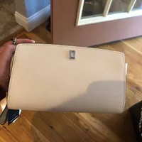 [S] KARL LAGERFELD LH3GA5CY EMELIE CLUTCH,ALMOND MILK, 196788693692 (SKL978)