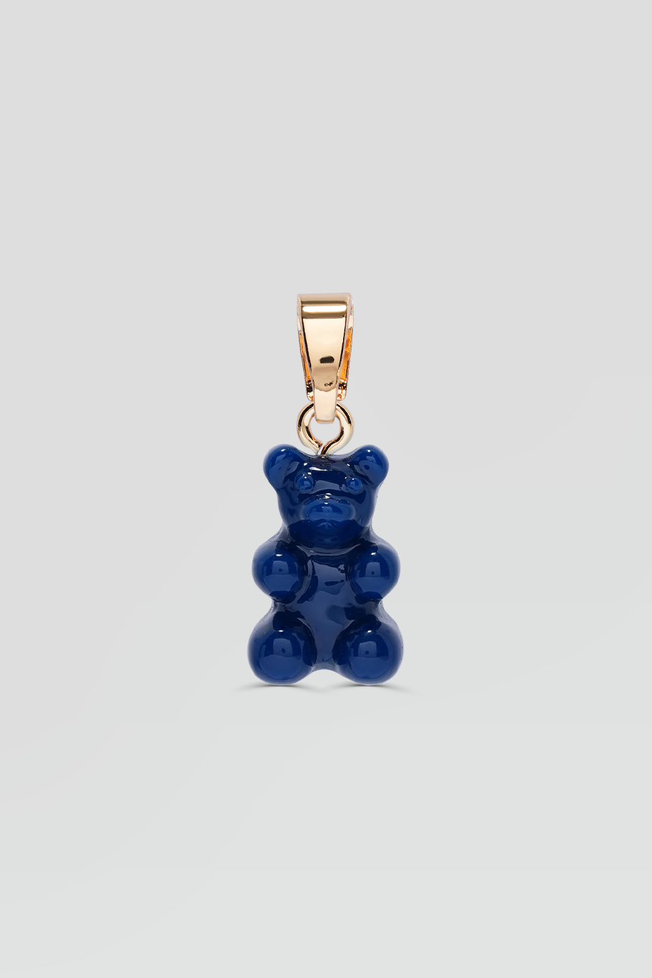 Crystal Haze｜NOSTALGIA BEAR 金色復古寶石藍小熊墜飾