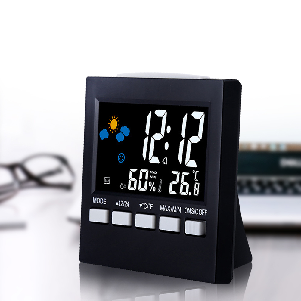 智慧型發光電子溫濕度計D008