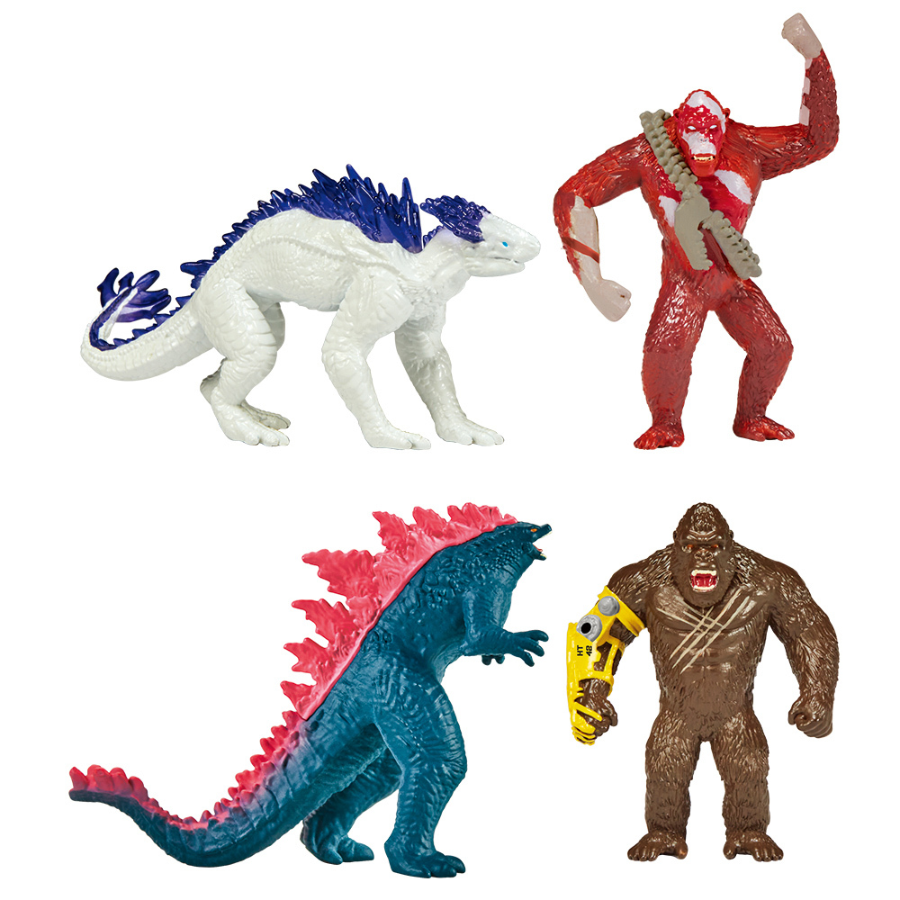 哥吉拉大戰金剛2-2吋怪獸水晶 (隨機1入)