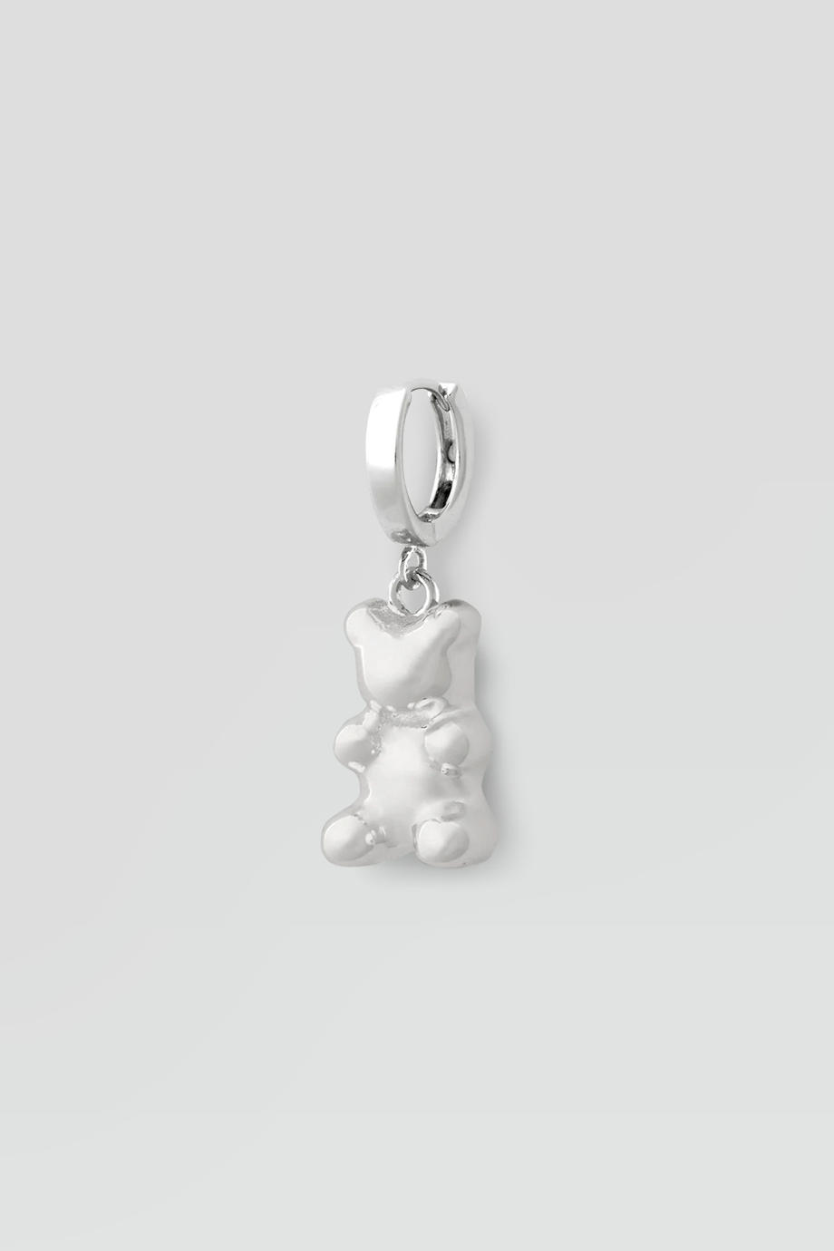 Crystal Haze｜MINI NOSTALGIA BEAR 迷你復古銀色小熊耳環