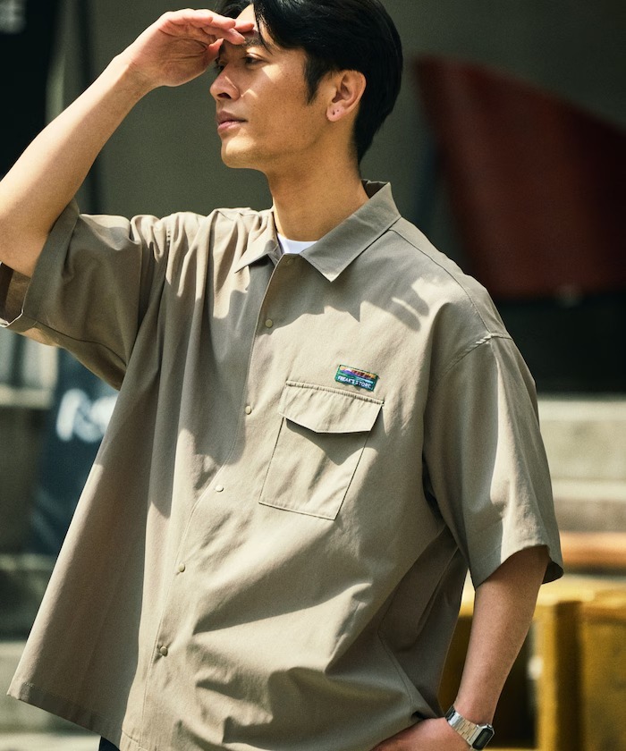 日牌 Freak's Store AiRide Relaxed Fit Pocket Shirt
