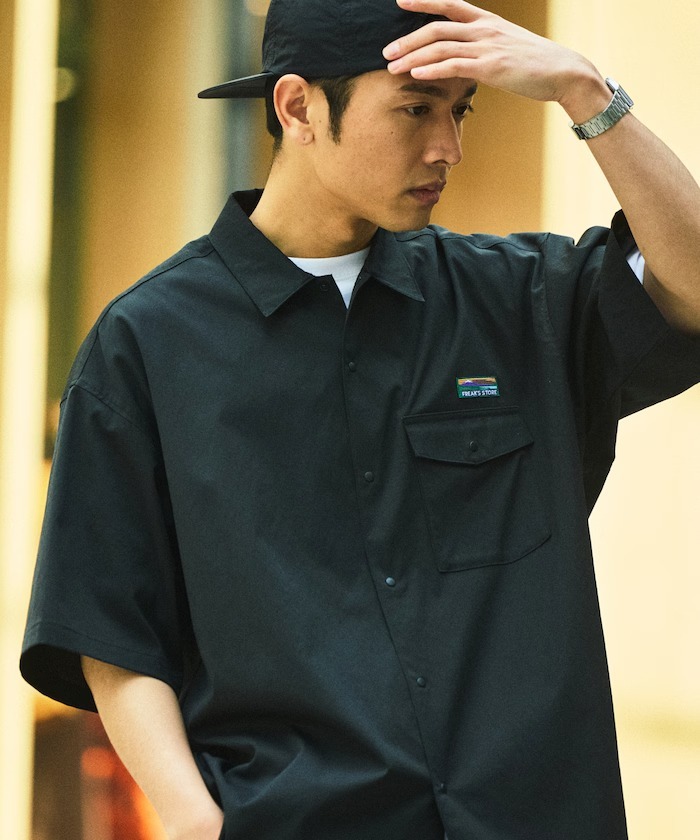 日牌 Freak's Store AiRide Relaxed Fit Pocket Shirt