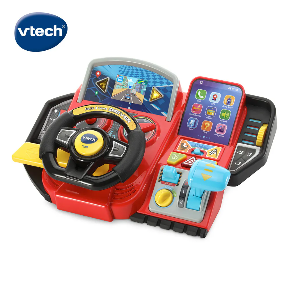《 英國 Vtech 》動感實境駕駛方向盤