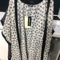 [S] KARL LAGERFELD ALL OVER LOGO LONG CARDIGAN,CREAM, L4WC7588-CRM (SKL990)