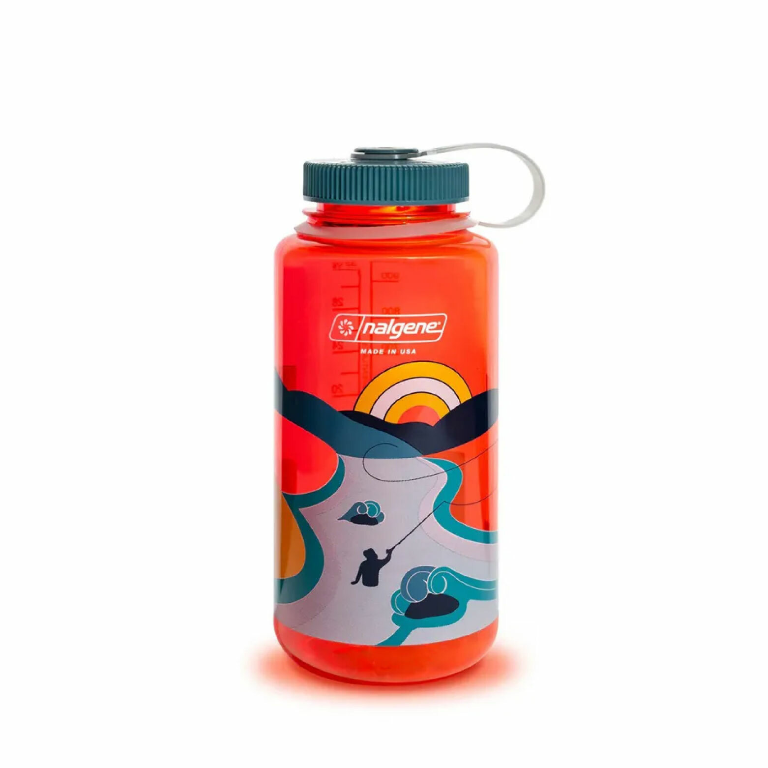 Nalgene 寬口水壺1000ml - 石榴復古風