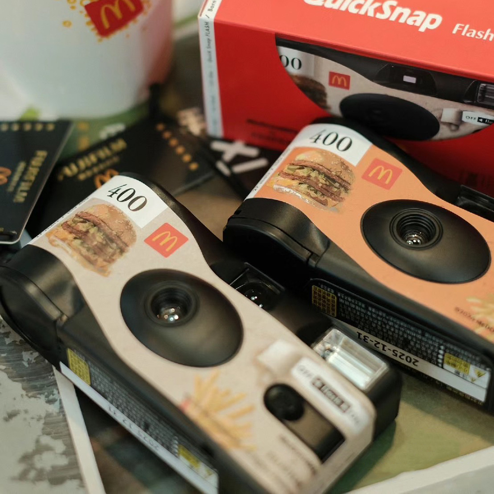 海外限量聯名 FUJIFILM x 麥當勞 mcdonalds 富士1986 傻瓜相機 一次性膠捲相機