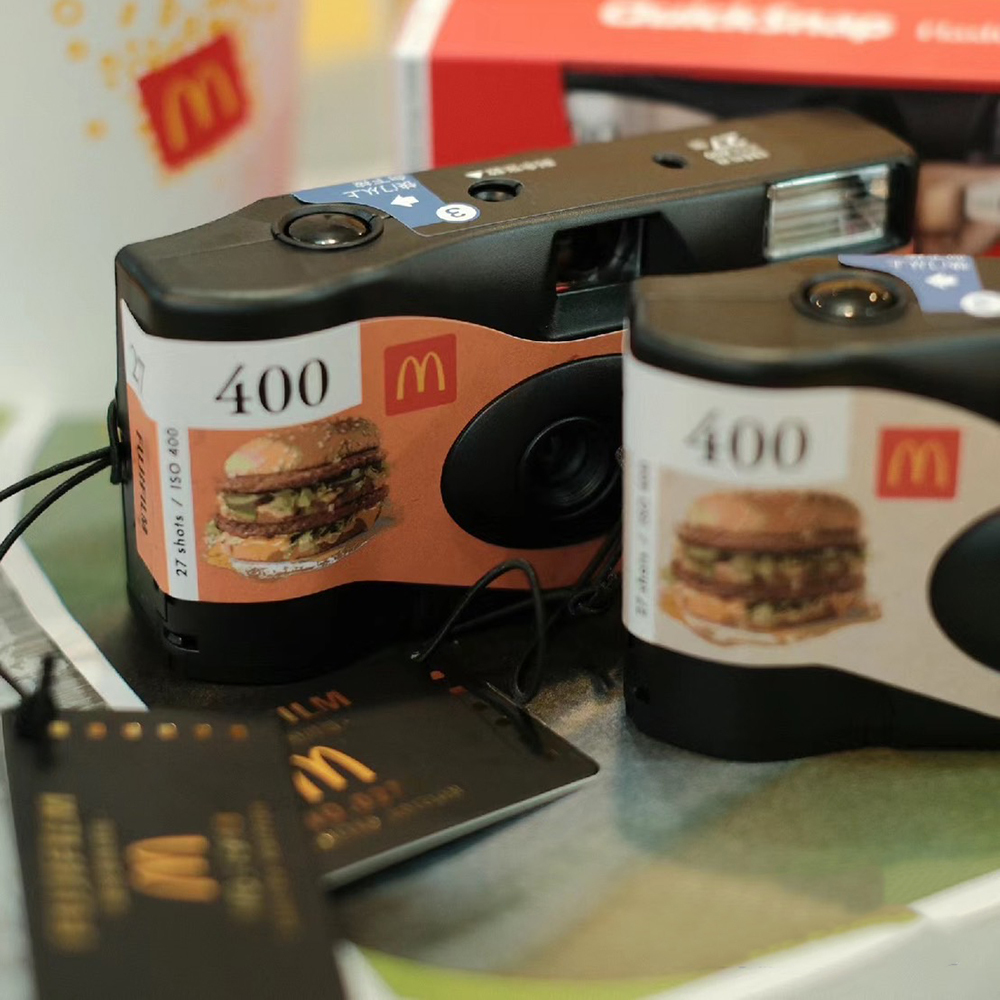 海外限量聯名 FUJIFILM x 麥當勞 mcdonalds 富士1986 傻瓜相機 一次性膠捲相機