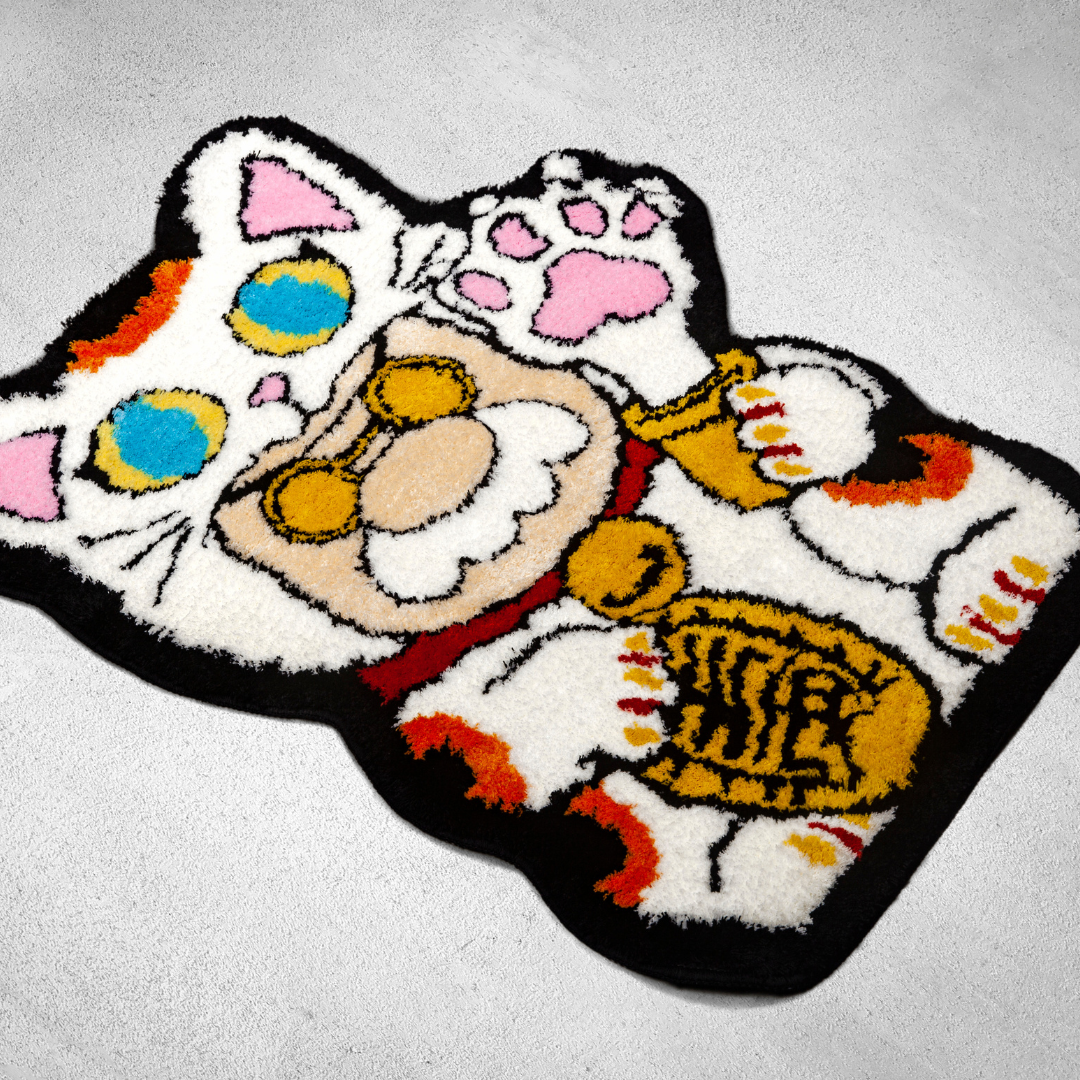 招財貓小殺手 MANEKINEKO Rug