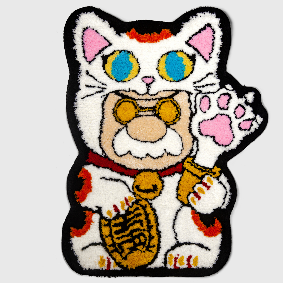 招財貓小殺手 MANEKINEKO Rug