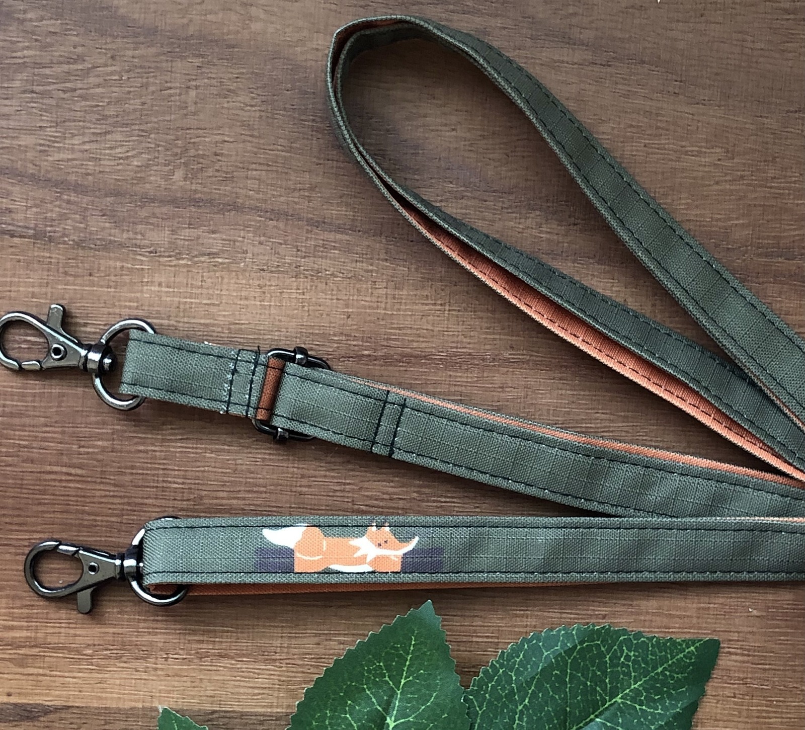 小黃間｜可調式背帶｜玫瑰狐狸