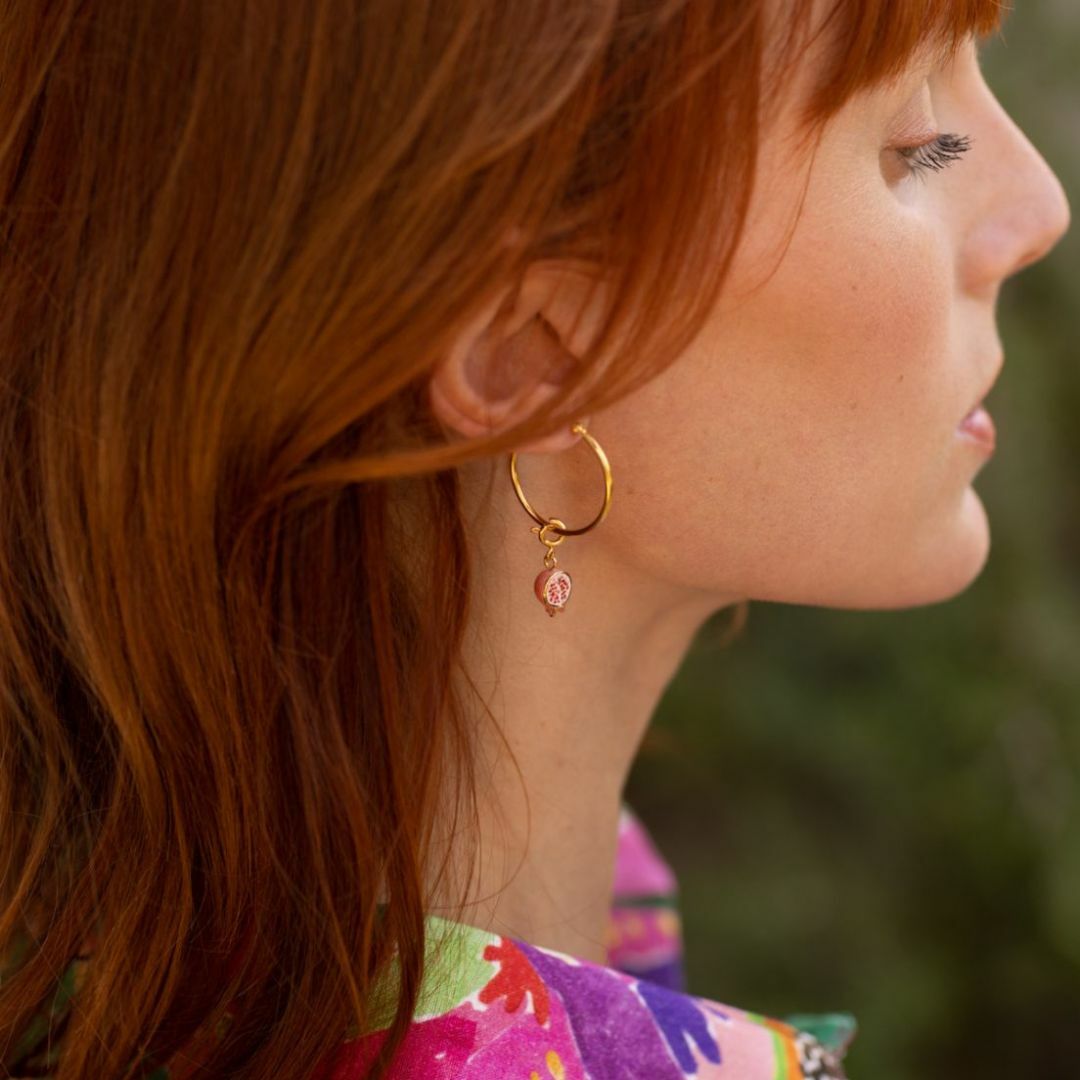 NACH 石榴水果吊墜