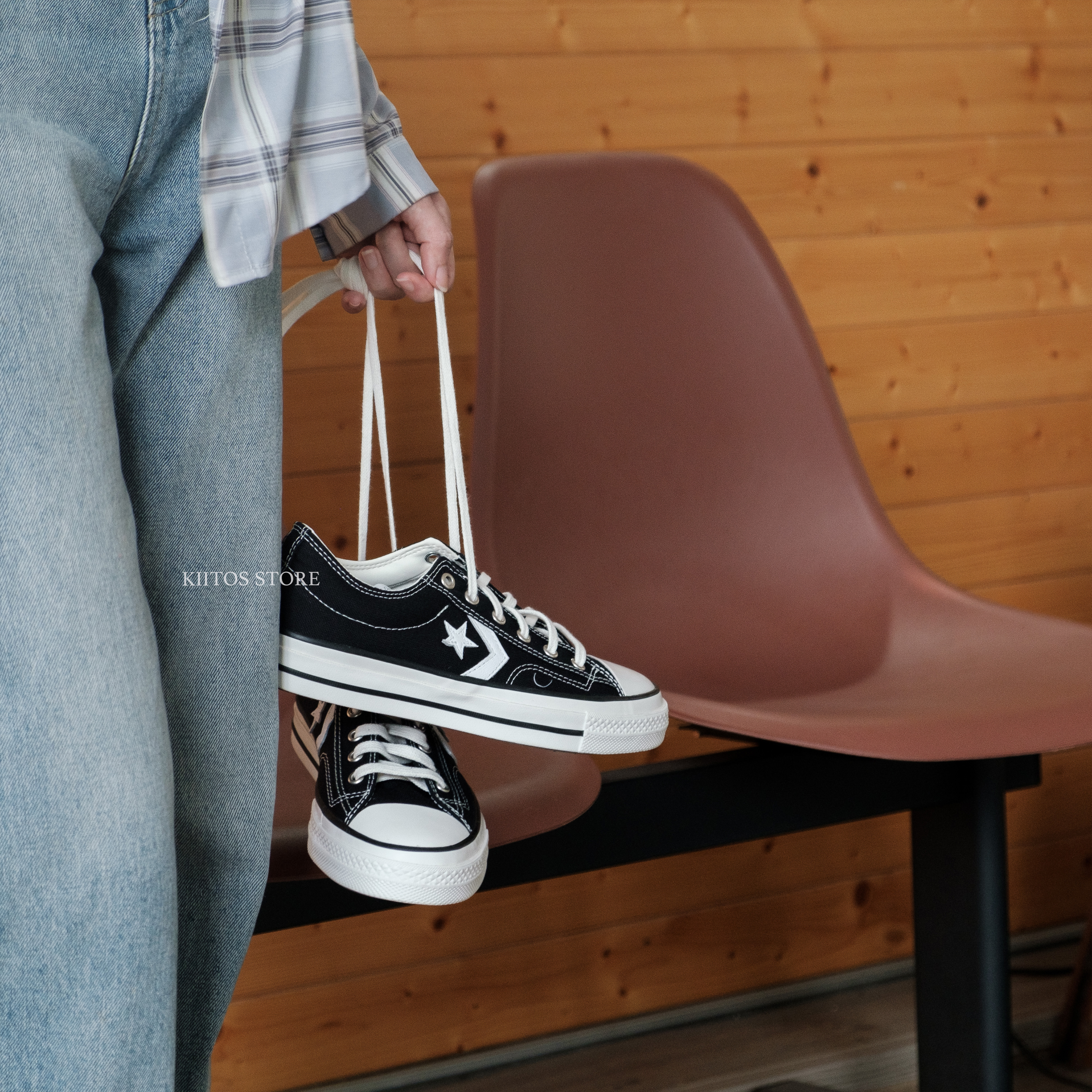 Converse Star Player 76 Low "Black Vintage White" 復古 帆布鞋 經典黑 A01607C