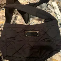 [S] MARC JACOBS H107M06SP21-001 QUILTED NYLON CROSSBODY BAG,BLACK, 191267907628 (SMJ313)