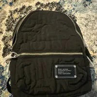 [S] MARC JACOBS 4S4HBP002H02-001 EMBROIDERY LOGO BACKPACK,BLACK, 196611114943 (SMJ316)