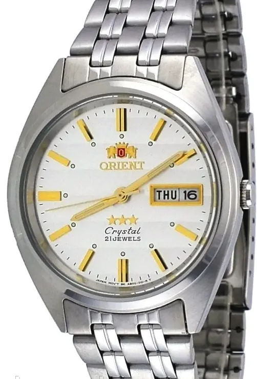 萬年鐘錶 - 東方錶  ORIENT  簡約百搭復古經典機械男錶  FAB00009W  錶徑 : 37.5mm