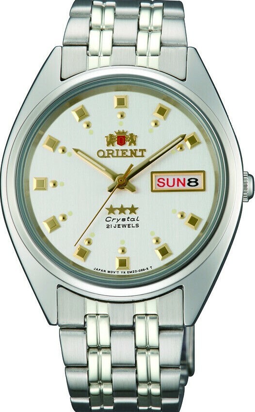 萬年鐘錶 - 東方錶  ORIENT  簡約百搭復古經典機械男錶  FAB00009W  錶徑 : 37.5mm