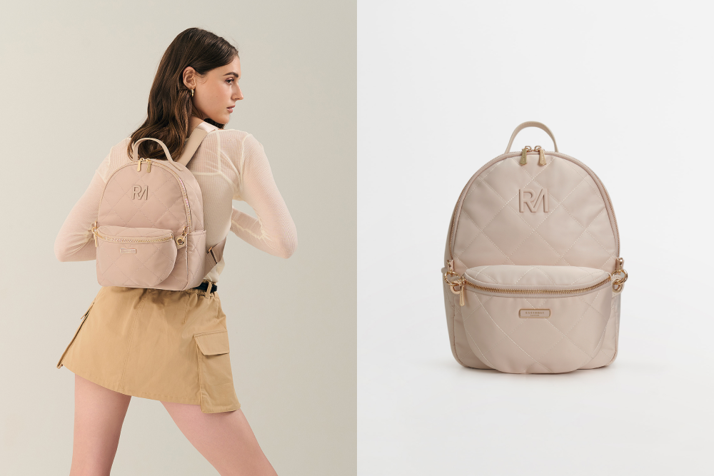 後背包包包款式推薦：喬伊菱格胸後背包