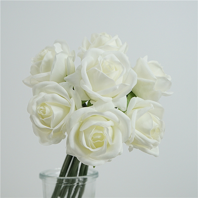 仿真蝴蝶玫瑰 (短支7朵 / 束)